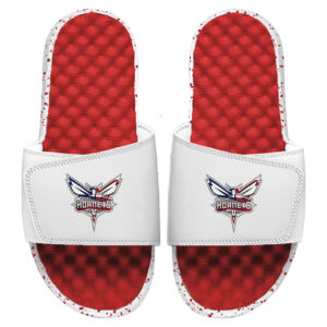 Men's ISlide Red/White Charlotte Hornets Americana Slide Sandals