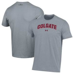 Men's Under Armour Gray Colgate Raiders Primary Performance T-Shirt