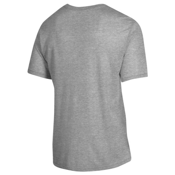 Men's Champion Heather Gray Purdue Boilermakers Stack Logo Volleyball Powerblend Pullover Hoodie - Image 7