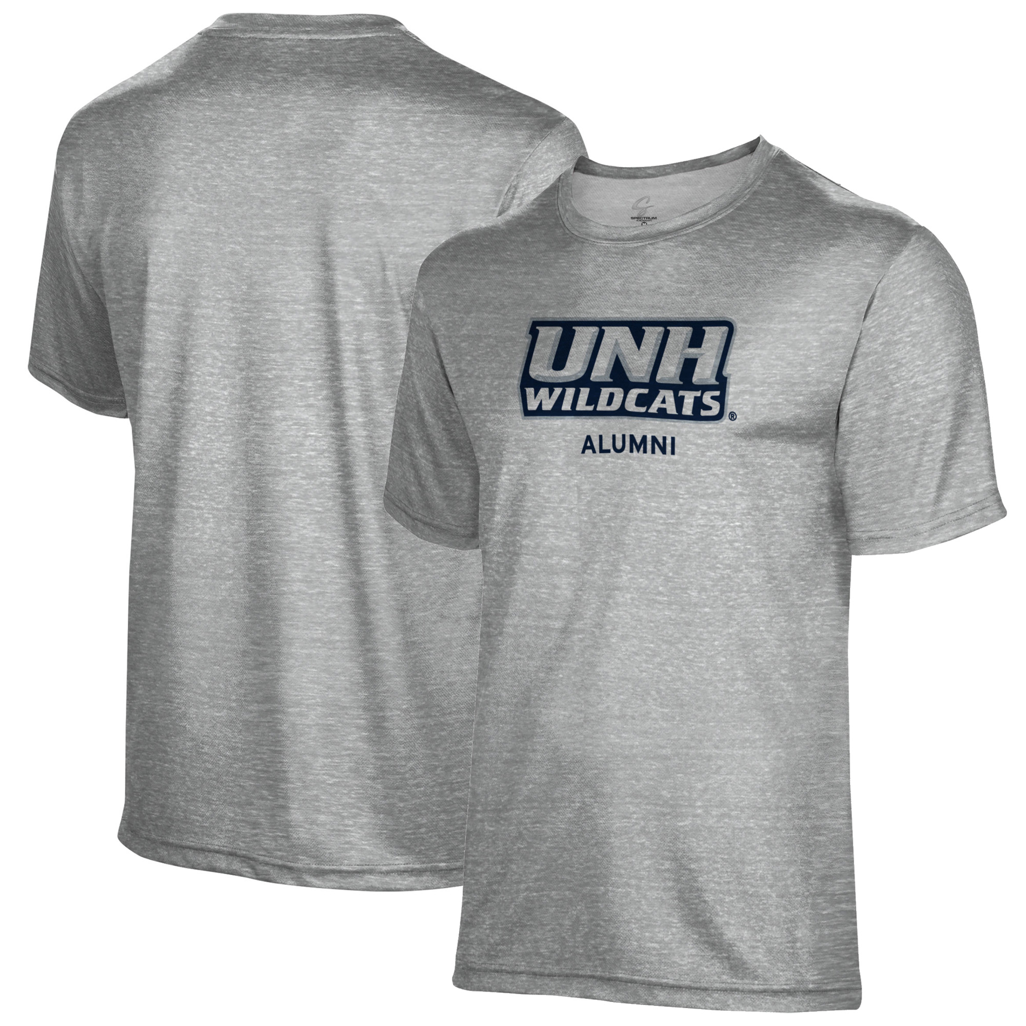 Men's Gray New Hampshire Wildcats Alumni Name Drop T-Shirt