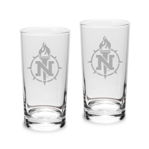 Northern Michigan Wildcats 10oz. 2-Piece Highball Glass Set