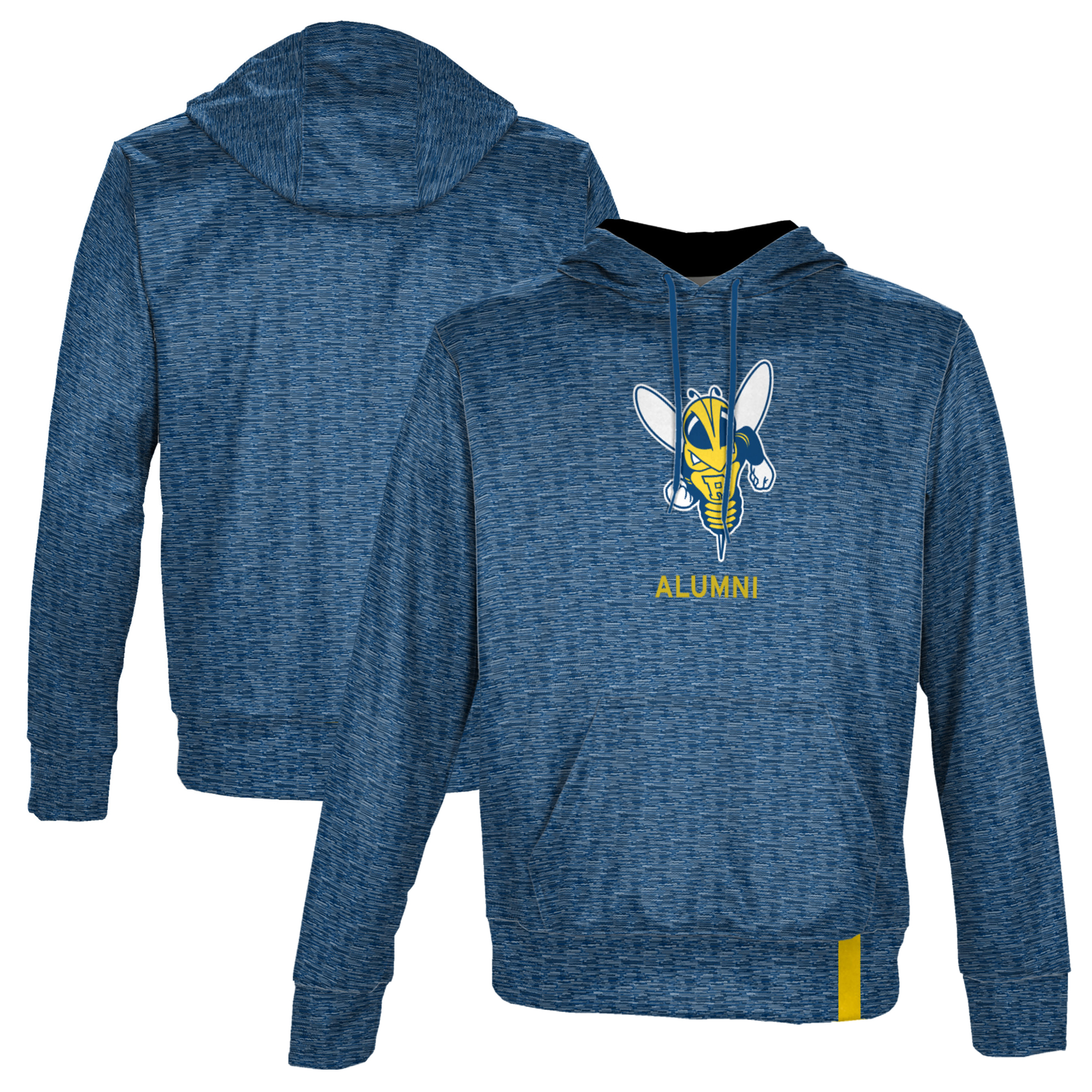 Men's ProSphere Blue Rochester Yellow Jackets Alumni Name Drop Pullover Hoodie - Image 5