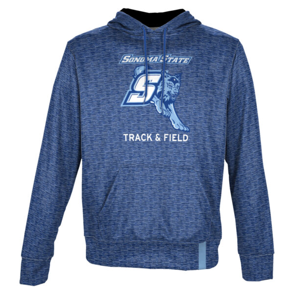 Men's ProSphere Navy Sonoma State Seawolves Track & Field Name Drop Pullover Hoodie - Image 6
