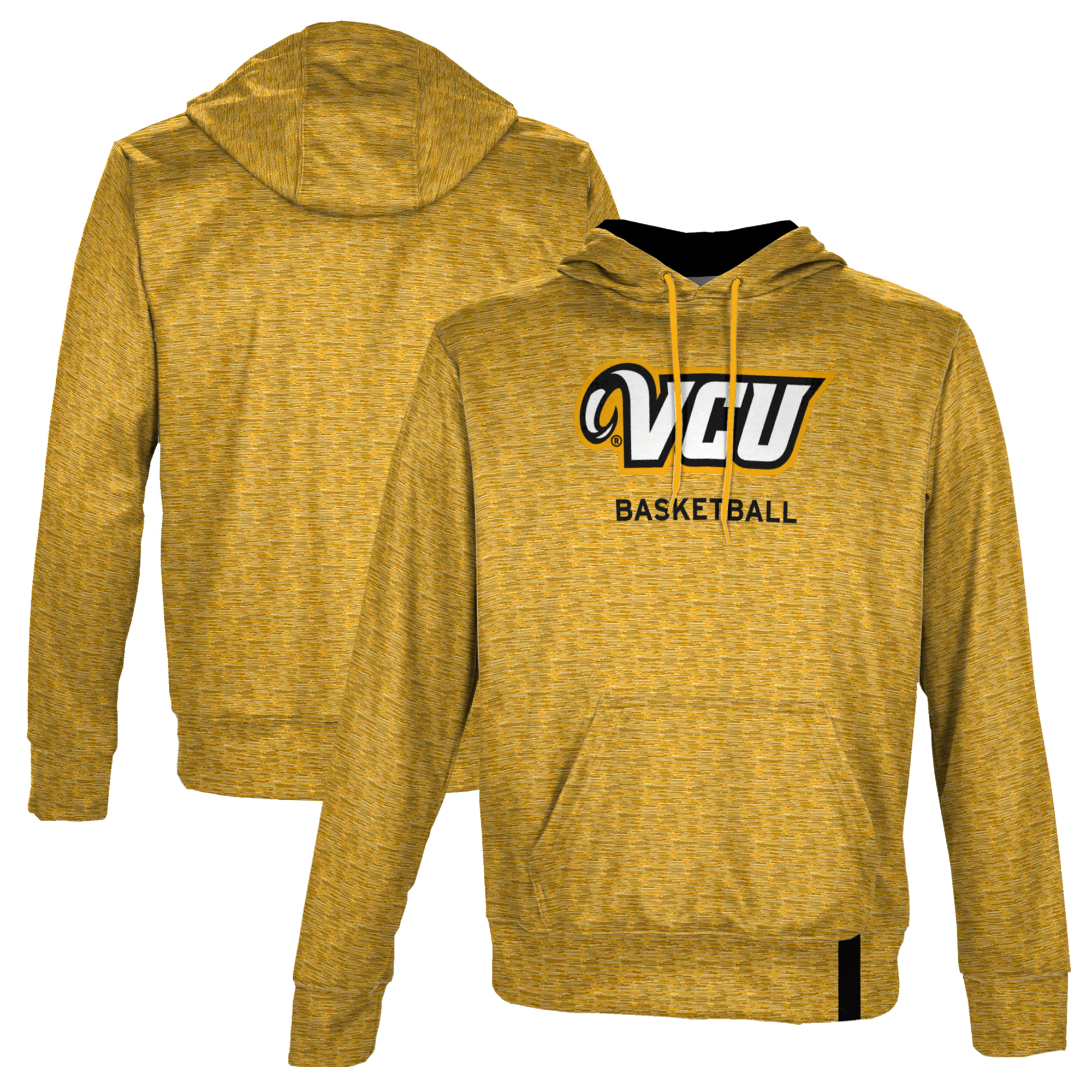 Men's ProSphere Gold VCU Rams Basketball Name Drop Pullover Hoodie