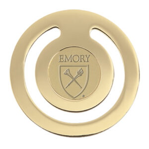 Gold Emory Eagles Bookmark
