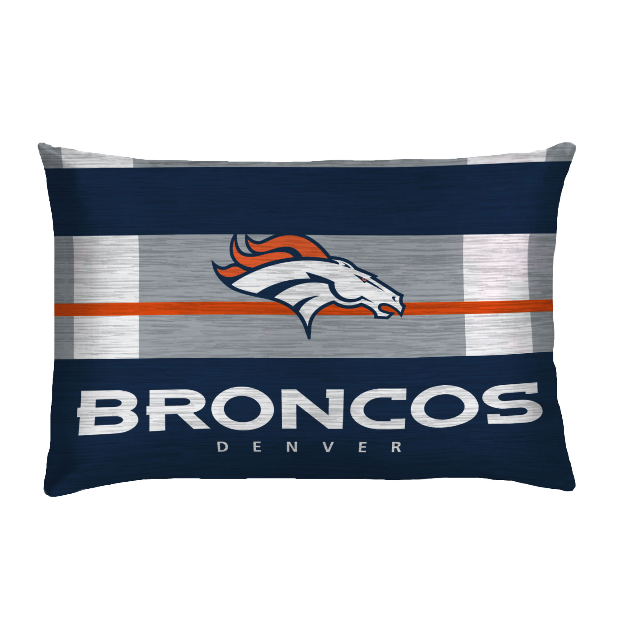 Denver Broncos Heathered Stripe 3-Piece Full/Queen Bed Set - Image 4