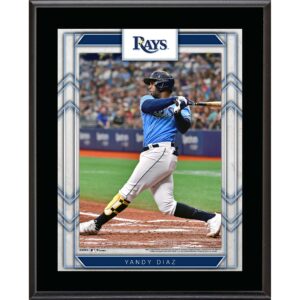 Yandy Diaz Tampa Bay Rays Framed 10.5" x 13" Sublimated Player Plaque