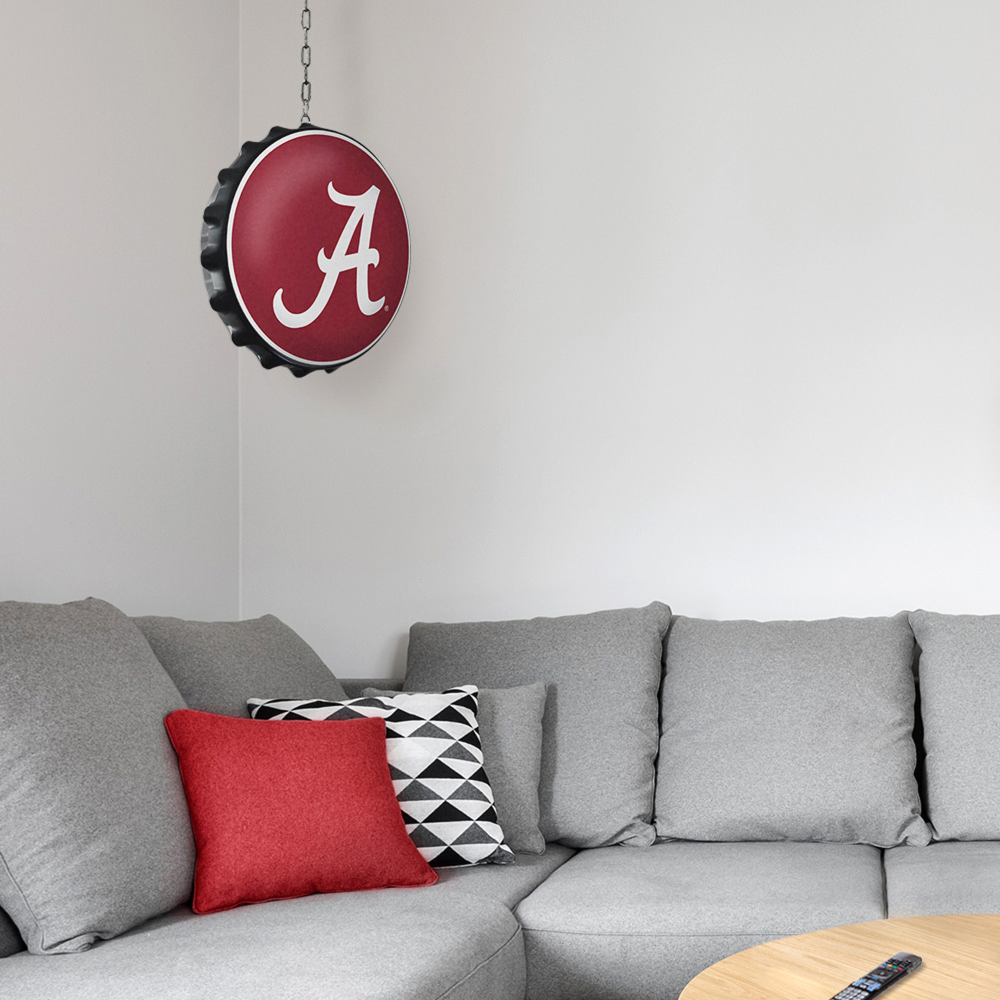 Crimson Alabama Crimson Tide Logo Bottle Cap Dangler - Image 9