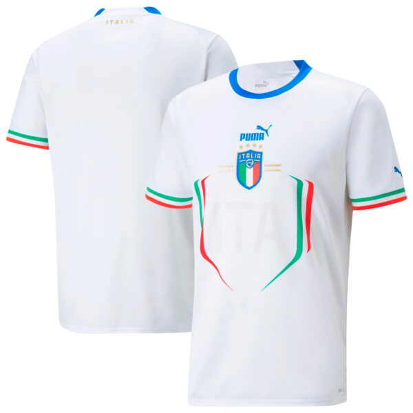 Men's Puma White Italy National Team 2022/23 Away Replica Jersey