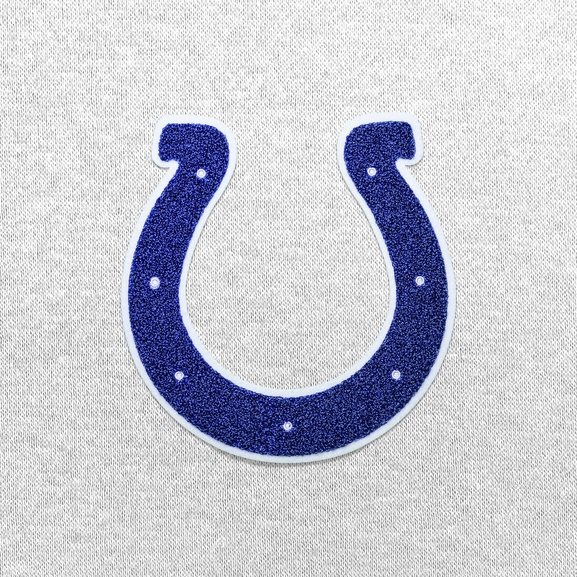 Men's Antigua White Indianapolis Colts Victory Chenille Pullover Hoodie - Image 5
