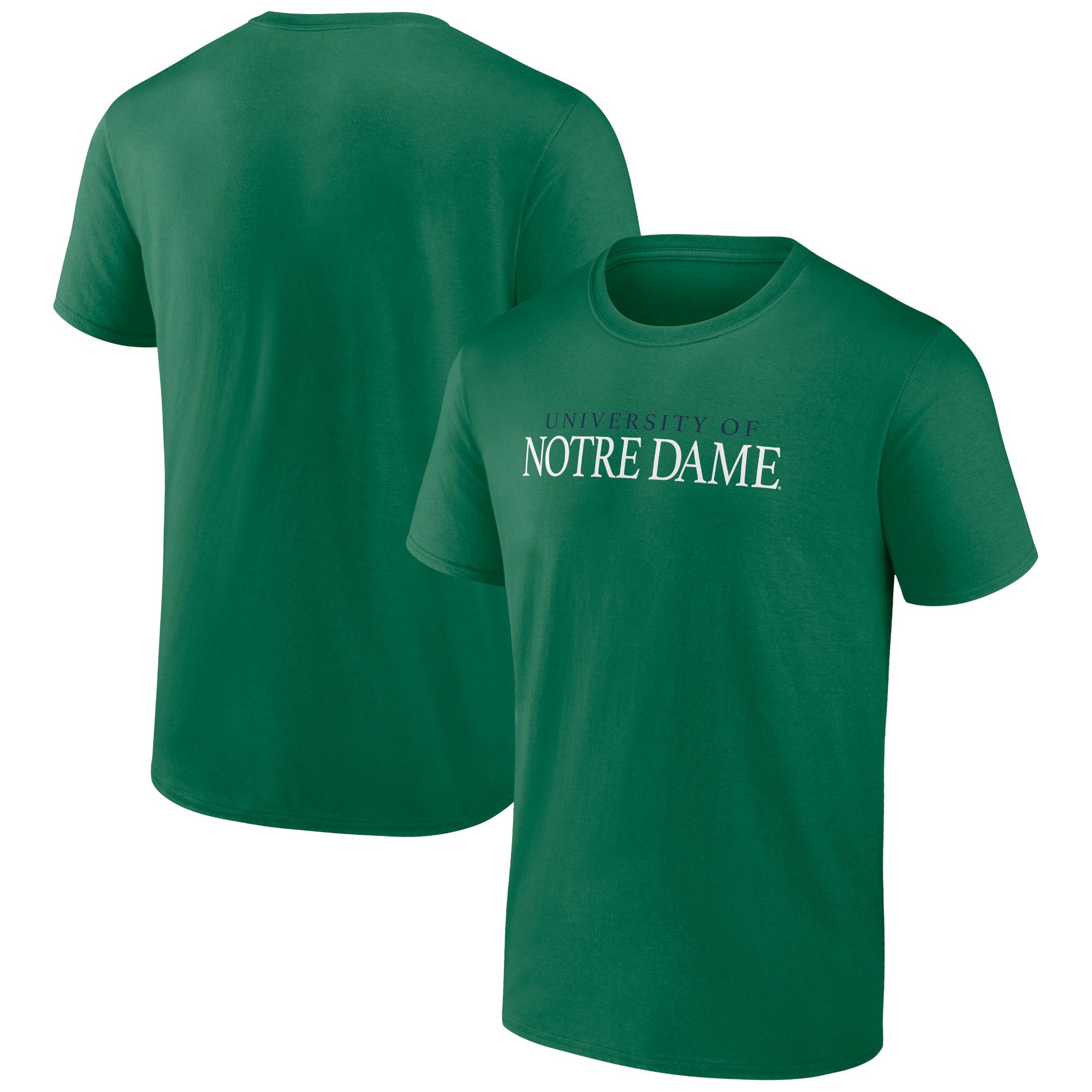 Men's Green Notre Dame Fighting Irish University T-Shirt