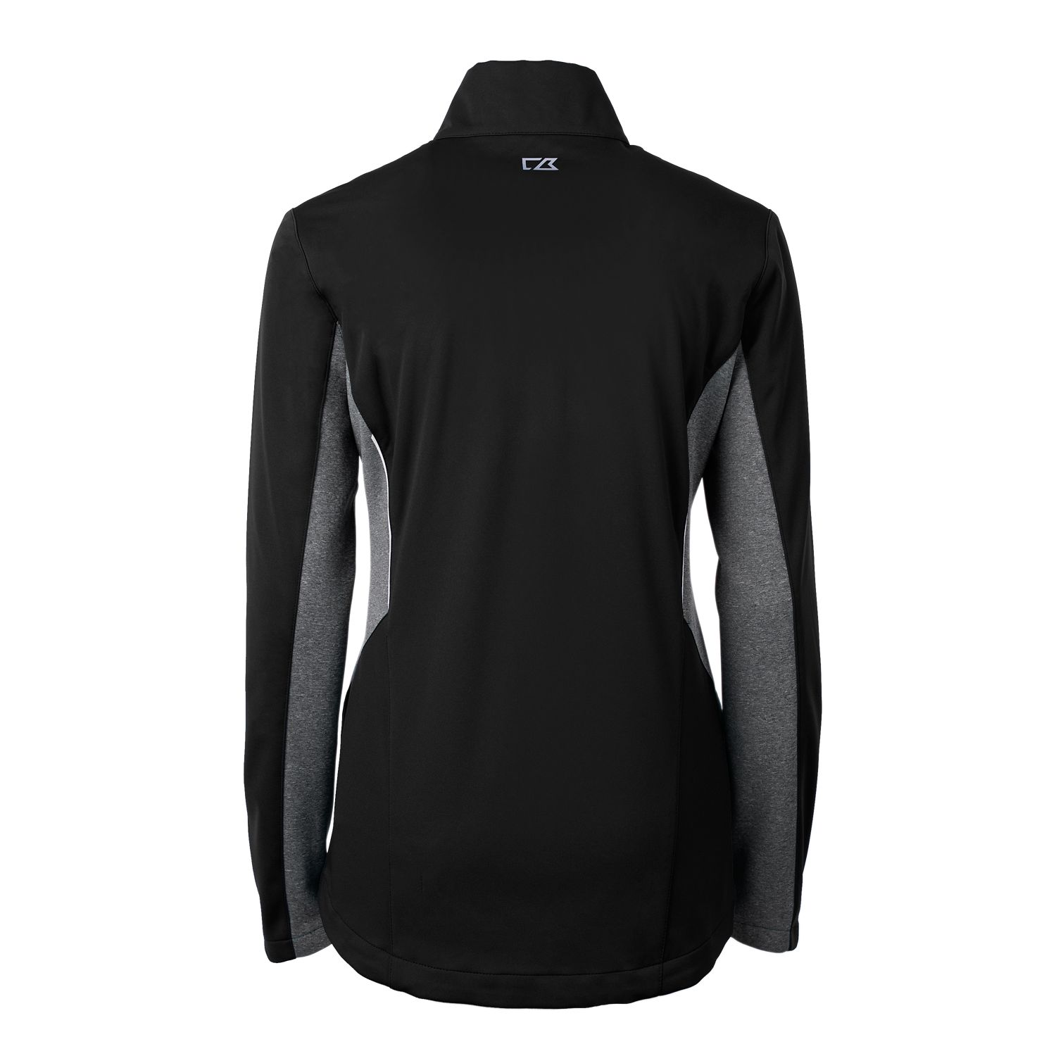 Women's Cutter & Buck Black NC State Wolfpack Vault Navigate Softshell Full-Zip Jacket - Image 4