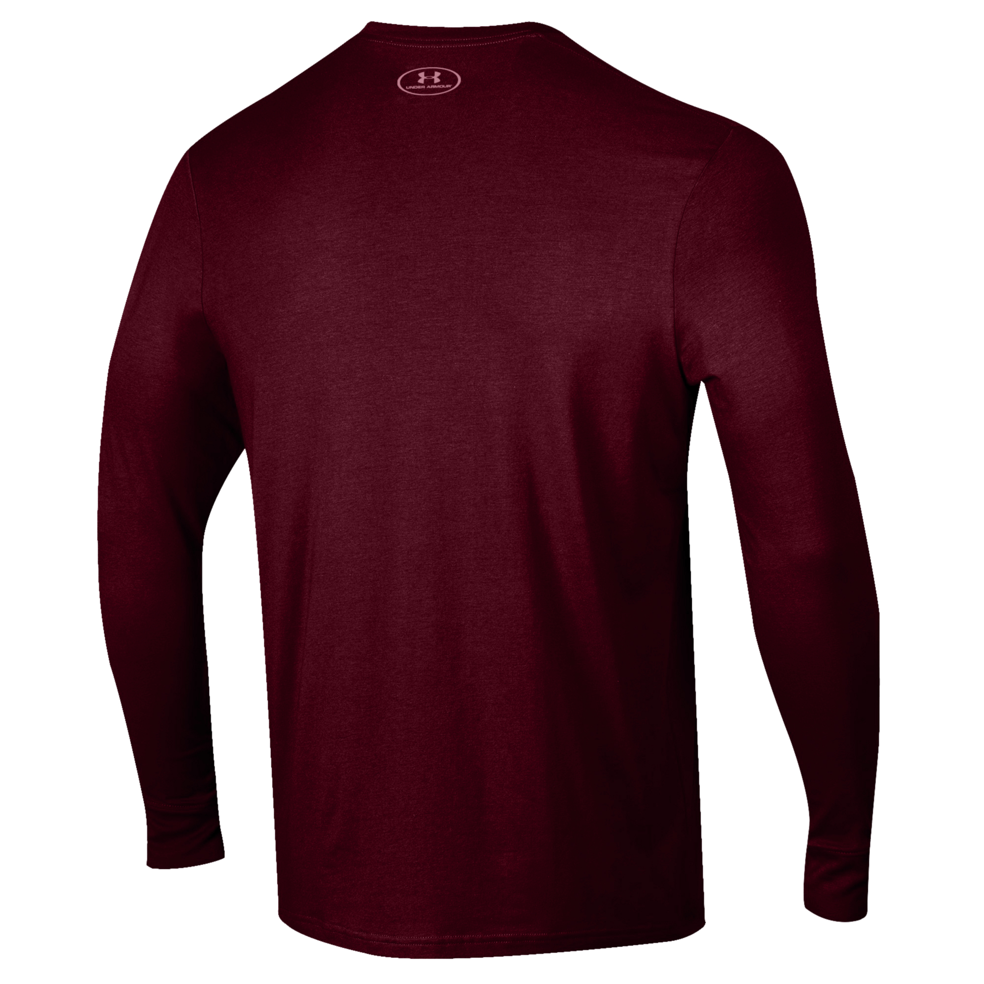 Men's Under Armour Maroon Virginia Tech Hokies Volleyball Arch Over Performance Long Sleeve T-Shirt - Image 10