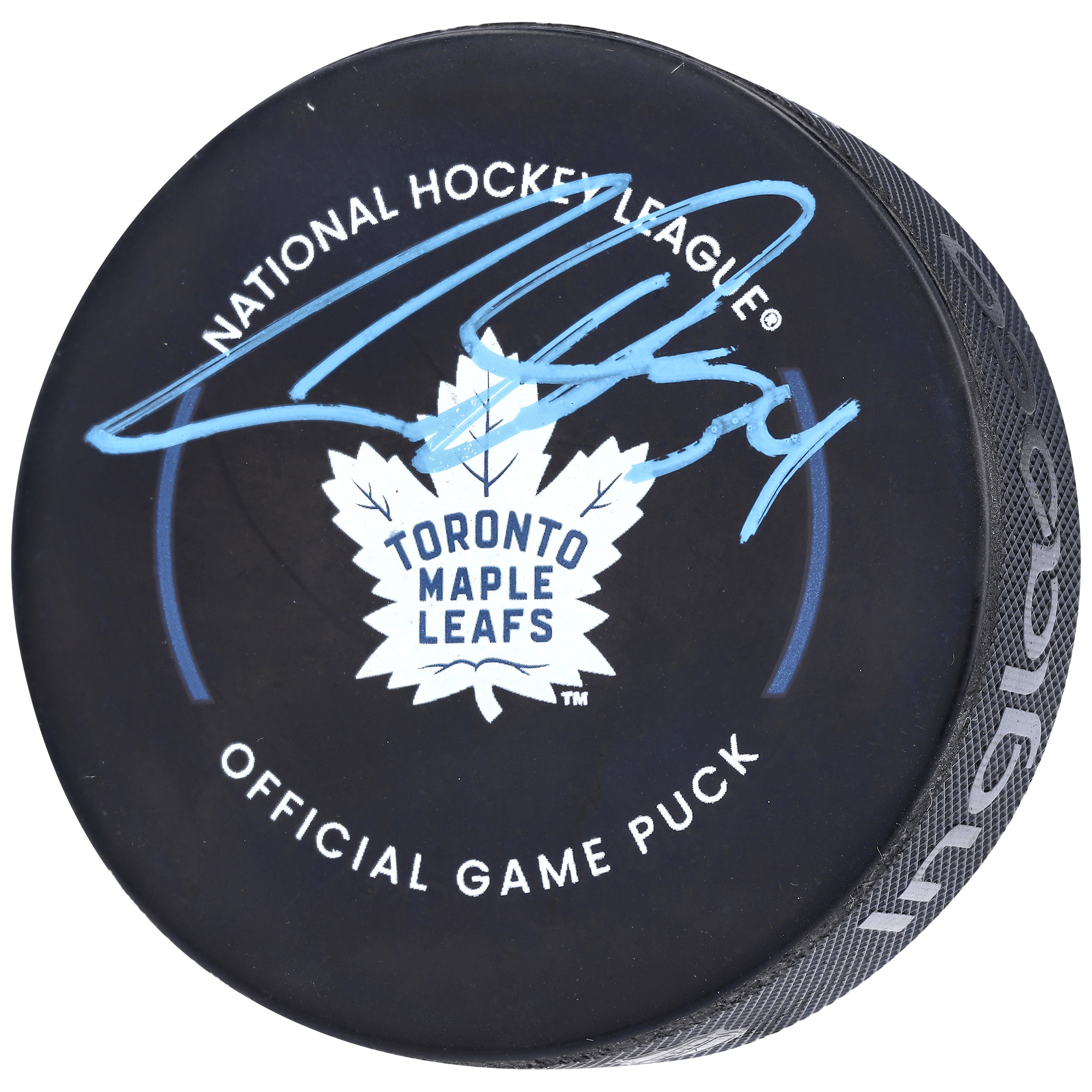 Auston Matthews Toronto Maple Leafs Autographed NHL Official Game Puck - Image 4