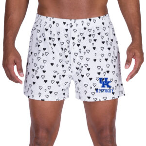 Men's Concepts Sport White Kentucky Wildcats Epiphany Allover Print Knit Boxer Shorts