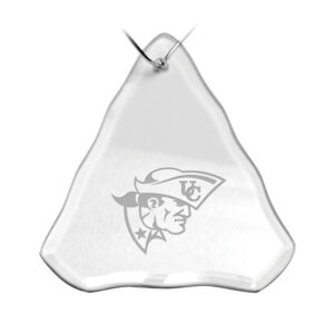 Cumberlands Patriots Team Logo 3.25'' x 3.75'' Glass Tree Ornament
