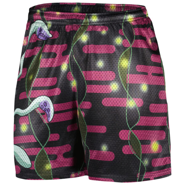 Men's Chalk Line Black SpongeBob SquarePants Culture Shock Retro Shorts - Image 6