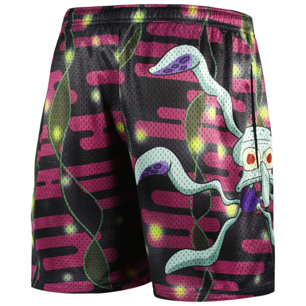 Men's Chalk Line Black SpongeBob SquarePants Culture Shock Retro Shorts - Image 4