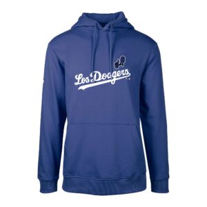 Men's Levelwear Royal Los Angeles Dodgers City Connect Podium Core Logo Pullover Hoodie