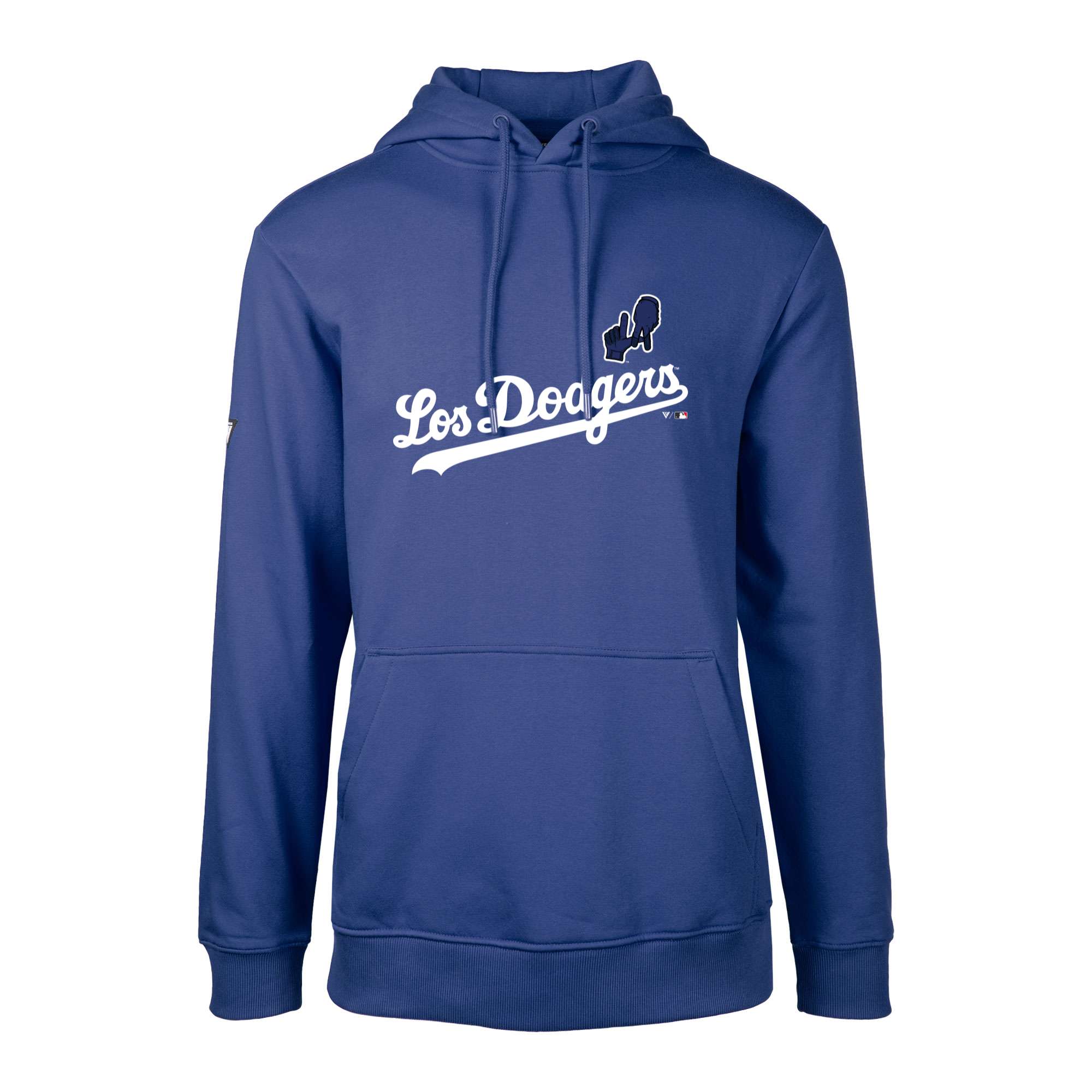 Men's Levelwear Royal Los Angeles Dodgers City Connect Podium Core Logo Pullover Hoodie