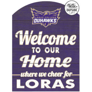 Loras College Duhawks 16'' x 22'' Indoor/Outdoor Marquee Sign