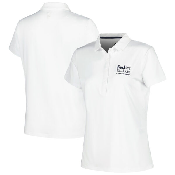 Women's FootJoy White FedEx St. Jude Championship Essential Polo - Image 5