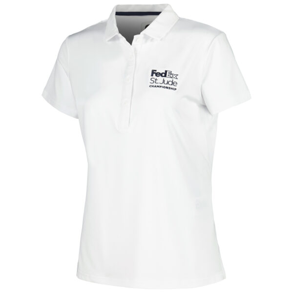 Women's FootJoy White FedEx St. Jude Championship Essential Polo - Image 6