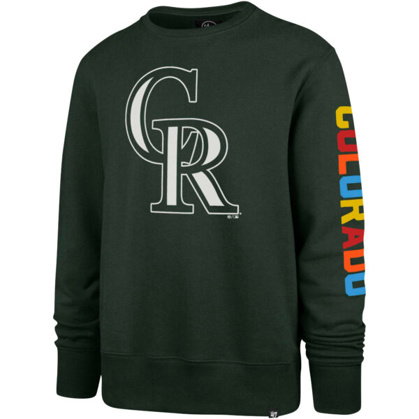 Men's '47 Green Colorado Rockies City Connect Legend Headline Pullover Sweatshirt - Image 6