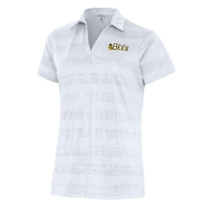 Women's Antigua White Salt Lake Bees Compass Polo