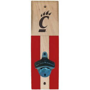Cincinnati Bearcats 3.5" x 11.5" Wall Mounted Bottle Opener