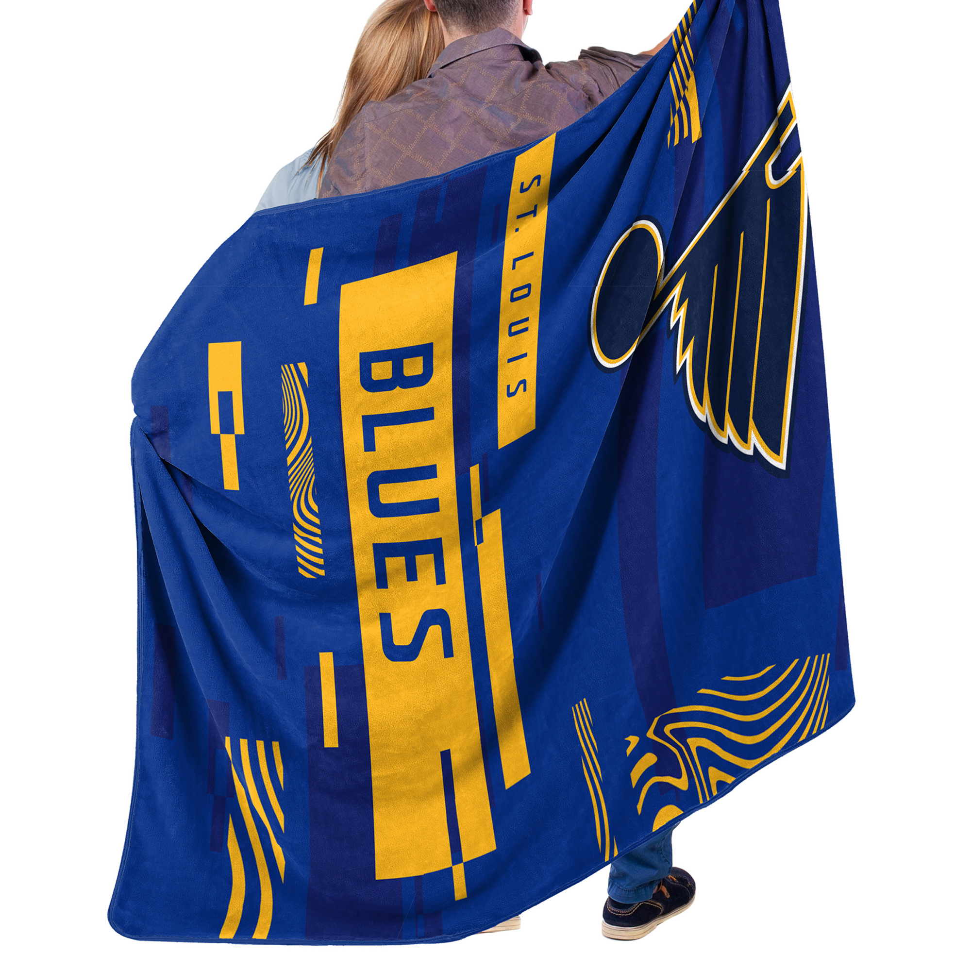 The Northwest Group St. Louis Blues 50" x 60" Digitize Raschel Throw Blanket - Image 4