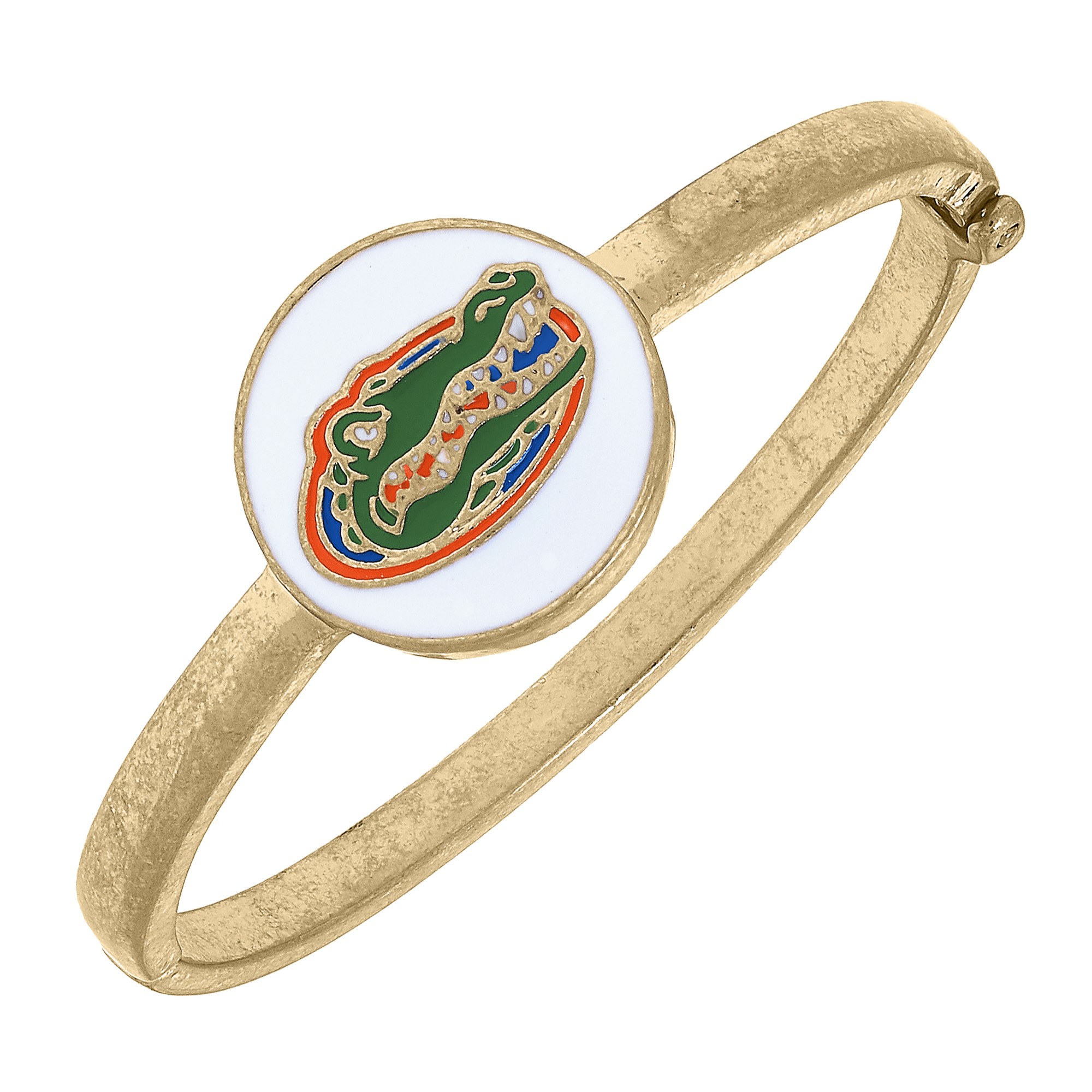 Women's CANVAS Style Florida Gators Enamel Statement Hinge Bangle