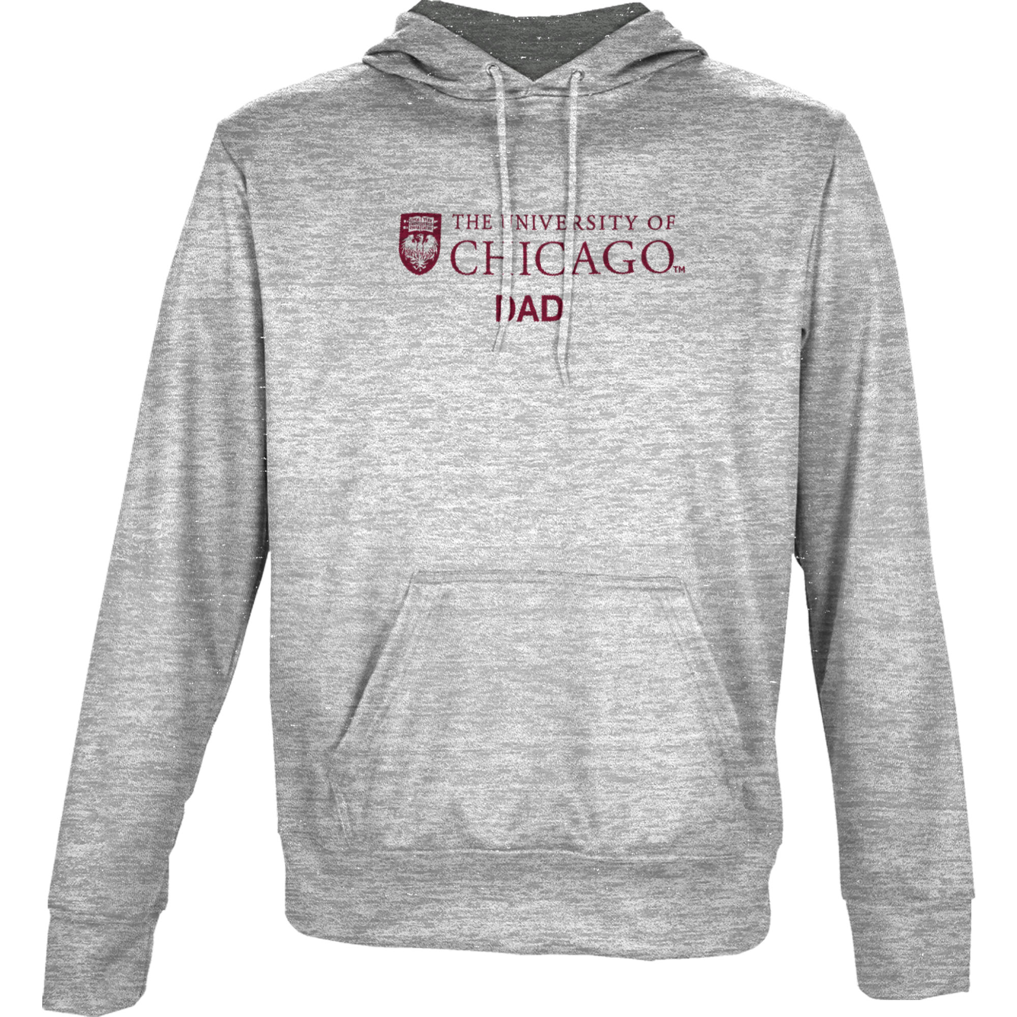 Men's ProSphere Gray UChicago Maroons Dad Pullover Hoodie - Image 6