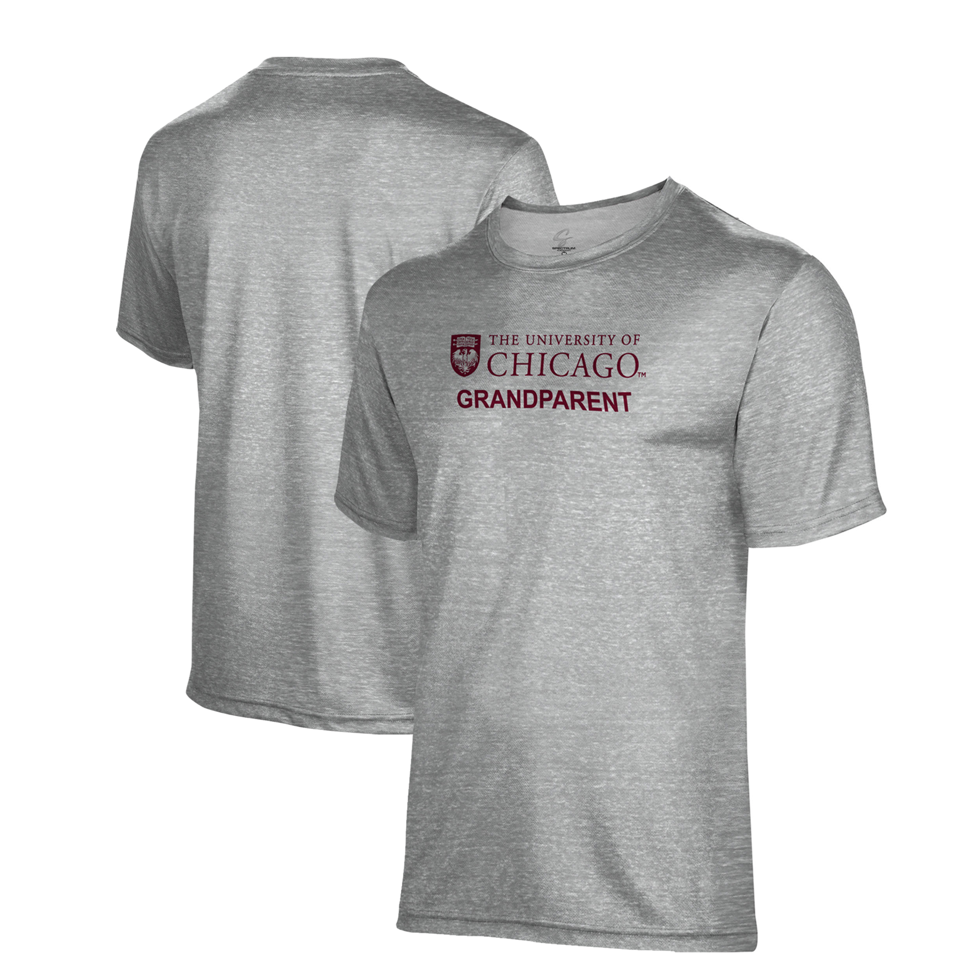 Men's ProSphere Gray UChicago Maroons Grandparent T-Shirt