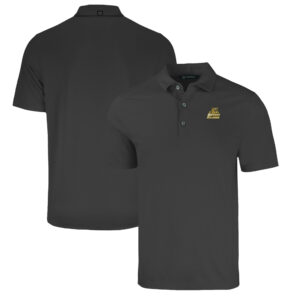 Men's Cutter & Buck Heather Black Bryant Bulldogs Forge Eco Stretch Recycled Polo