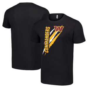 Men's Starter  Black Washington Commanders Color Scratch T-Shirt