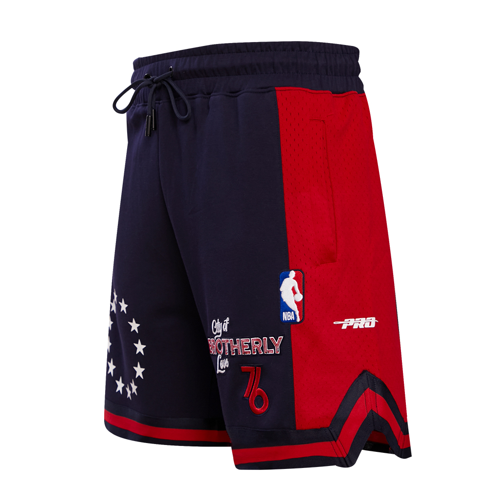 Men's Pro Standard Navy Philadelphia 76ers 2023/24 City Edition DK Shorts - Image 9