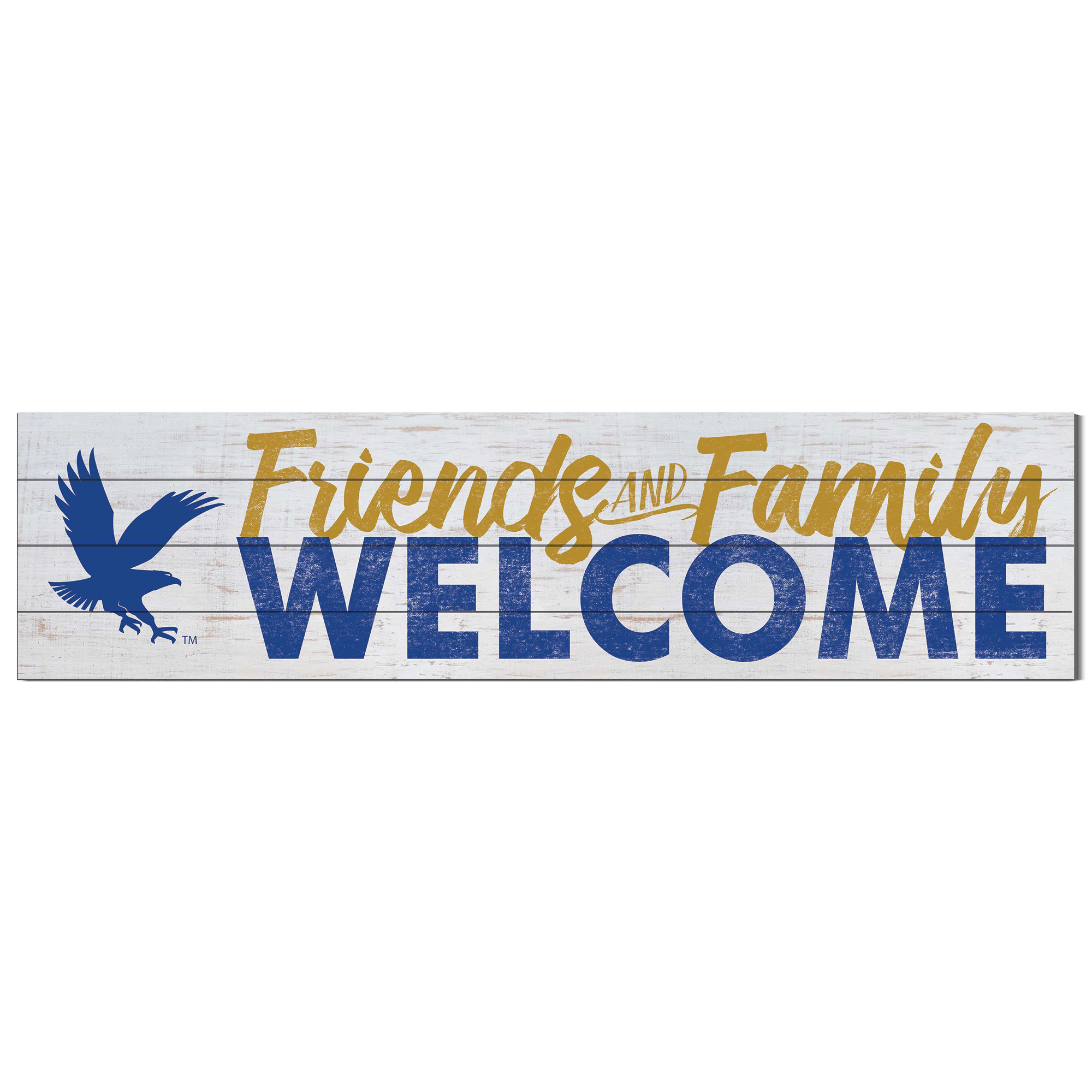 Embry-Riddle Eagles 10" x 40" Friends & Family Welcome Sign - Image 4