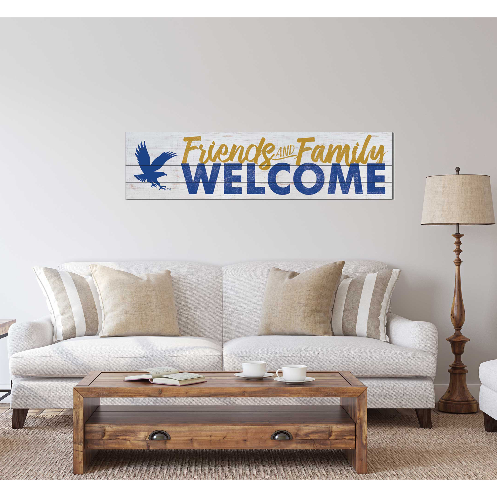 Embry-Riddle Eagles 10" x 40" Friends & Family Welcome Sign - Image 3