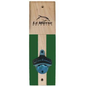 Green Le Moyne Dolphins 3.5" x 11.5" Wall Mounted Bottle Opener