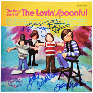 The Lovin' Spoonful Autographed The Very Best Of Album with 4 Signatures - BAS