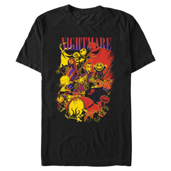 Men's Mad Engine  Black The Nightmare Before Christmas T-Shirt