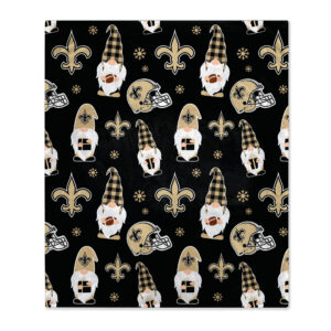 New Orleans Saints 60" x 70" Gnome Helmet Blanket