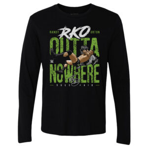 Men's 500 Level  Heather Black Randy Orton Long Sleeve T-Shirt