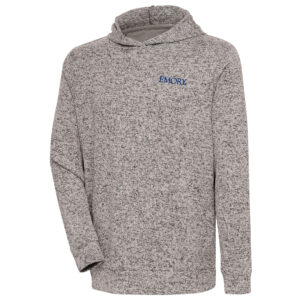 Men's Antigua  Oatmeal Emory Eagles Absolute Pullover Hoodie