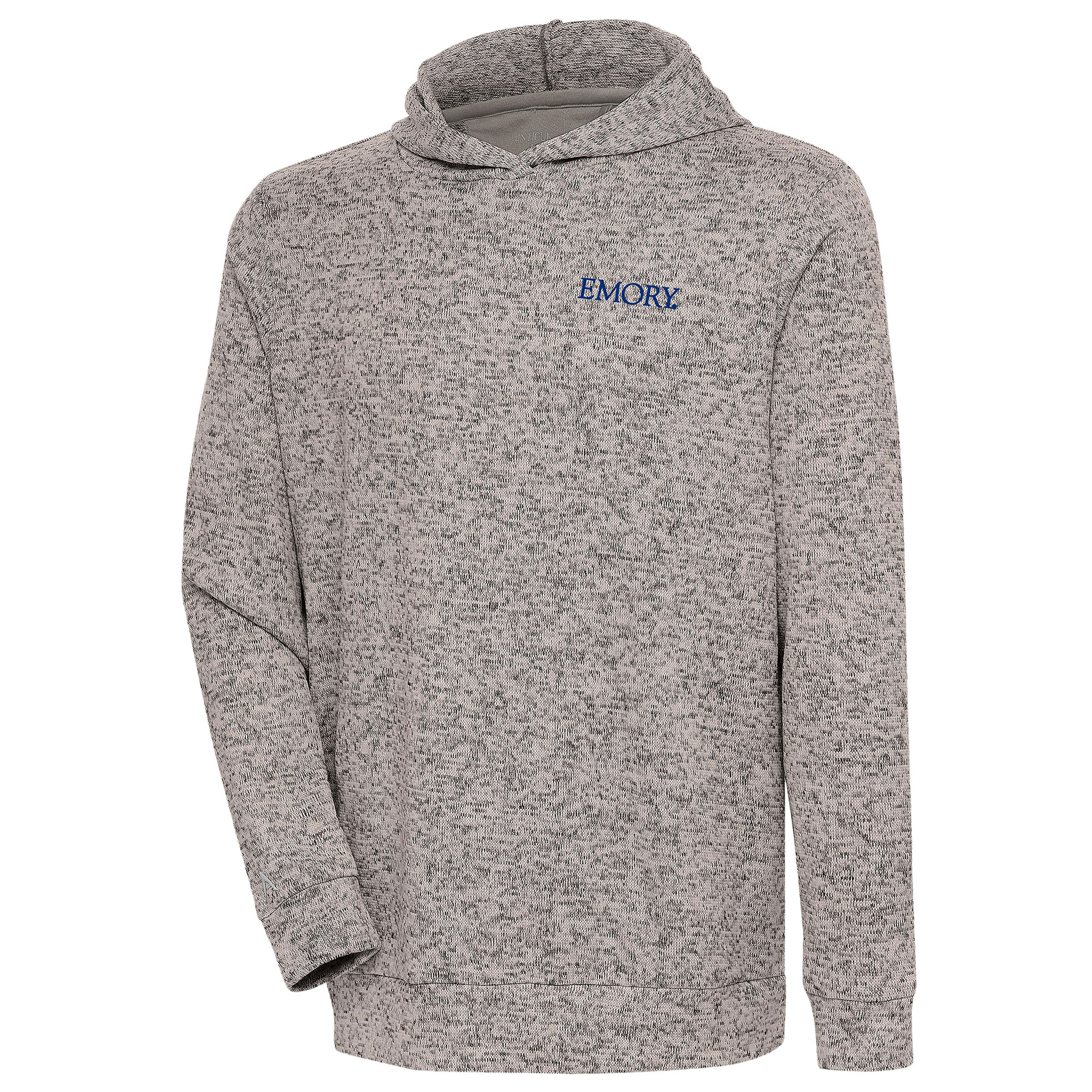 Men's Antigua Oatmeal Emory Eagles Absolute Pullover Hoodie