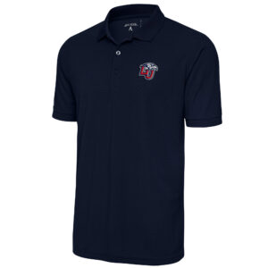 Men's Antigua  Navy Liberty Flames Legacy Pique Polo