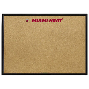 Miami Heat 27" x 19" Framed Cork Board