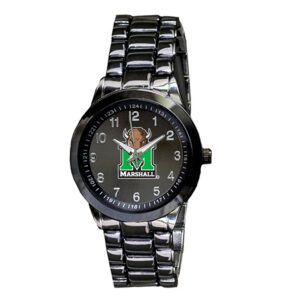 Women's  Gray Marshall Thundering Herd Integris Gun Metal Stainless Steel Watch