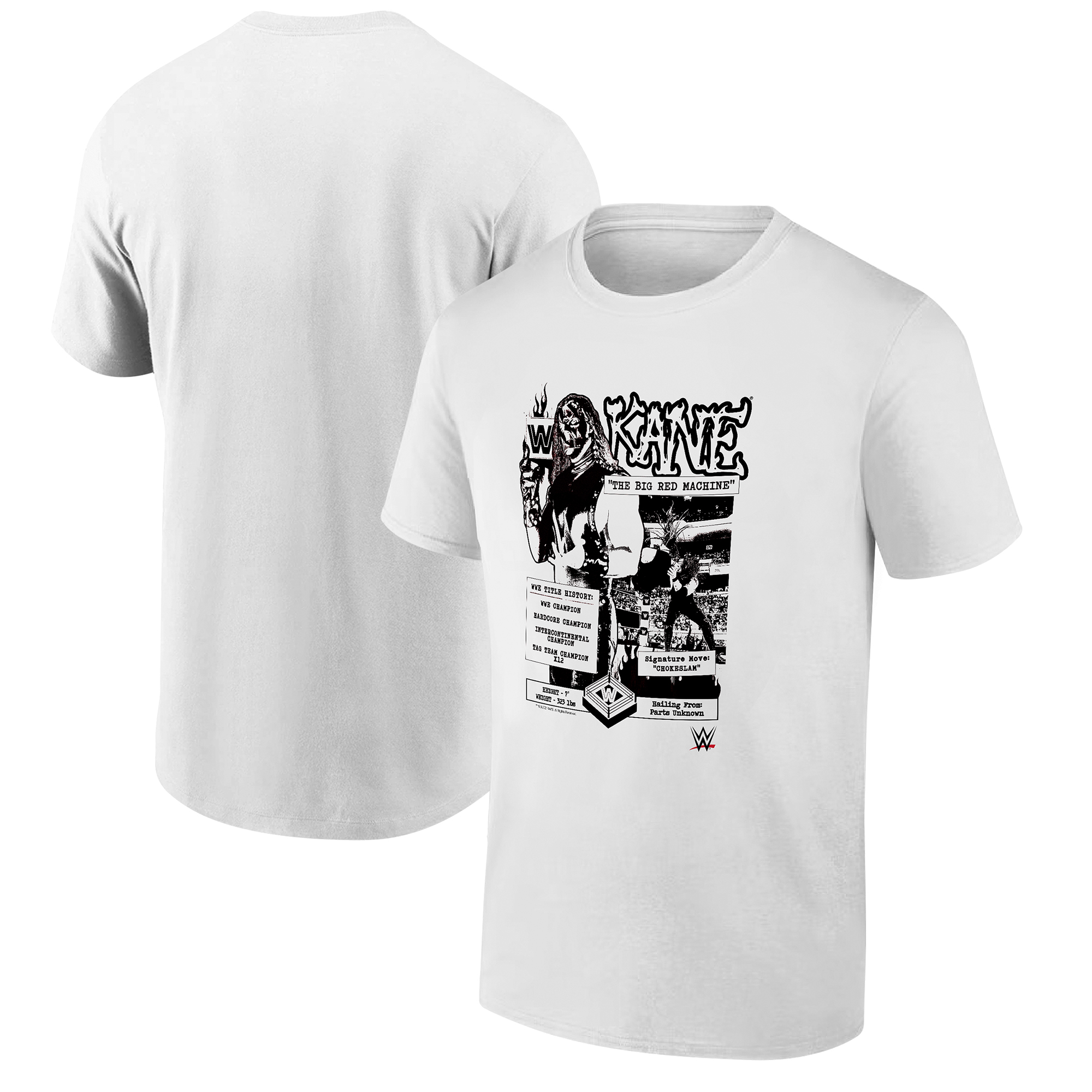 Men's Ripple Junction White Kane Fanzine Collage Graphic T-Shirt